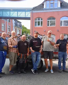 Werkhof Hagen Team bei der Fahrradspende für die Ukraine